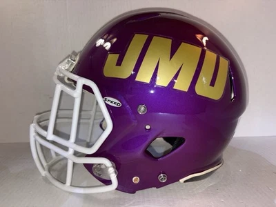 Футбольный шлем James Madison University -JMU Dukes Riddell Speed полный размер БОЛЬШОЙ - Изображение 1 из 4