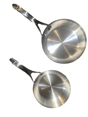 Sartenes/sartenes Anolon Nouvelle de cobre de acero inoxidable: 9,5", 8" Foto 1 de 4