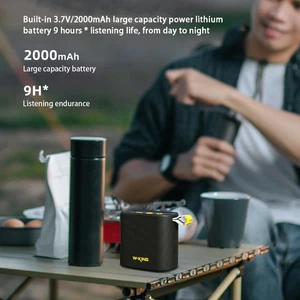 Haut-parleur Bluetooth portable | Étanche, longue durée de vie de la batterie, sans fil, noir - Photo 1 sur 6