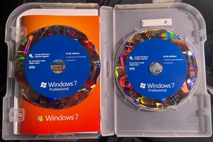 Microsoft Windows 7 Professional Full 32 & 64 bit DVD MS WIN PRO - Afbeelding 1 van 6