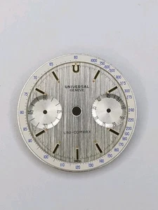 Universal Geneve Uni-Compax Dial - 31.4mm - Old Stock - Parts - Picture 1 of 5