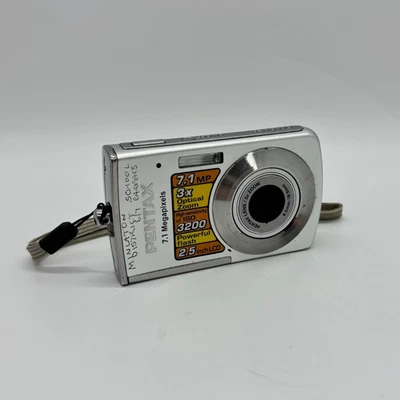 Pentax Optio M30 7.1 MP CCD Compact Digital Camera Y2K *TESTED READ DESC.* - Image 1 of 4