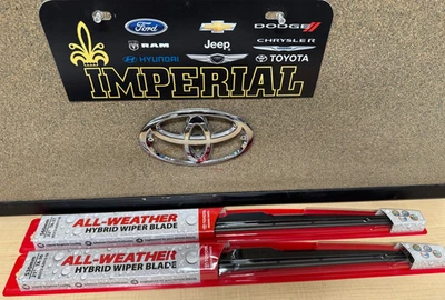 TOYOTA TACOMA 2005-2015 ESCOBILLAS LIMPIAPARABRISAS HÍBRIDAS GENUINAS PARA TODO TIPO DE CLIMA Foto 1 de 4