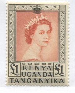 Kenya, Tanganyika, Uganda QEIII 1954 £1 mint NH - Picture 1 of 1