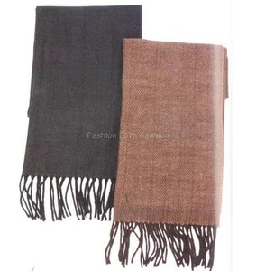 1 Bufanda Premum Para Hombre Larga Cálida Invierno Suave Sensación de Cachemira Negra/Blanca/Café - Imagen 1 de 5