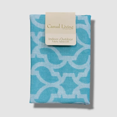 $35 Elrene Sydney Blue Indoor/Outdoor 52" x 70" Tablecloth - Image 1 of 3