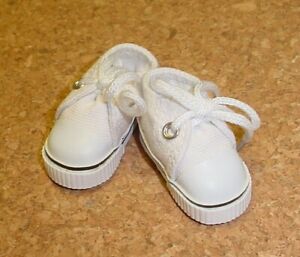 Doll Shoes 46mm WHITE T-Straps for Ann Estelle Tonner Patsy Others 