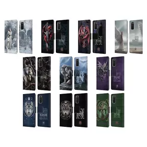 CUSTOM PERSONALIZED ANNE STOKES ART LEATHER BOOK CASE FOR SAMSUNG PHONES 1 - Picture 1 of 16