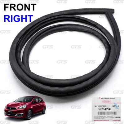 Front Right Open Door Rubber Weatherstrip Seal For Mitsubishi Mirage 2012 2018 — 第 1/4 张图片