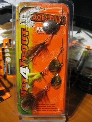 Joe's Flies Premium Trucha Hot4Trout Paquete de 3 Cebos Giratorios Selección GP5 Talla 8 Foto 1 de 4