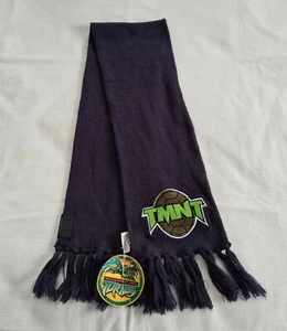 Teenage Mutant Ninja Turtles TMNT Boys Navy Embroidered Acrylic Scarf One Size - Picture 1 of 3