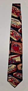 Campbell's 1994 Vintage Licensed Multi-Color Made in the USA Mens Neck Suit Tie - Picture 1 of 6