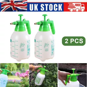 2X 2L Garden Flower Sprayer Portable Pressure Spray Bottle Water Weed Chemical - Picture 1 of 15