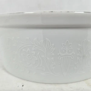 Crown Victoria Lovelace Muster 7 1/2" Souffle Backform Fine China Japan - Bild 1 von 6