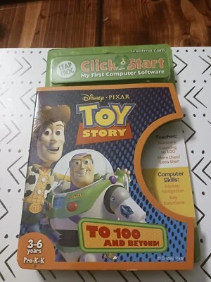 Toy Story My First Computer Disney Pixar To 100 & Beyond LeapFrog ClickStart PP - Image 1 of 4
