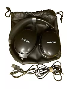 Mpow H21 ANC Bluetooth Over Ear Faltbar Kabellos Noise Cancelling Headset Schwarz - Bild 1 von 14