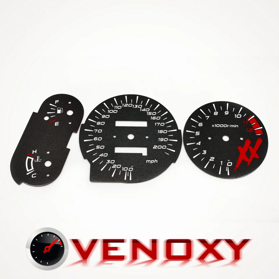 Honda CBR 1100 XX Blackbird 1996-2000 calibre caras MPH NEGRO Foto 1 de 1