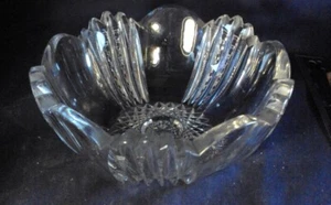 Maple City Sunbeam Bowl cut glass American brilliant period 7" clark - Picture 1 of 3