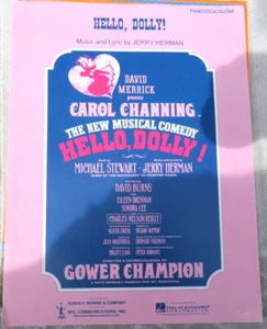 Hello Dolly -Piano/Vocal/Guitar Sheet Music- Jerry Herman 1963- Edwin Morris Co. - Picture 1 of 7