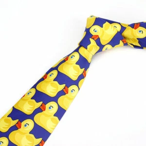 Yellow Rubber Duck Tie HIMYM How I Met Your Mother Barney's Ducky Tie Cosplay - Picture 1 of 5