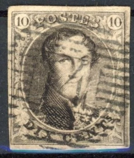 Belgium 1851 : Good Very Fine Used Stamp - Nice margins - Unframed WTMK - Image 1 of 1