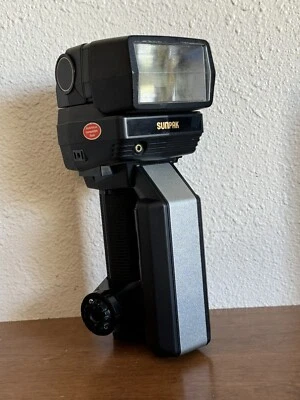 Sunpak Super 622 Handle Flash Strobe - Auto Focus Capable - working well w SH-1 - Image 1 of 4