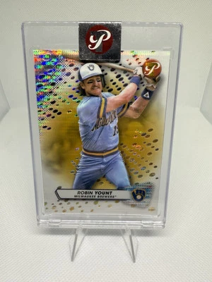 2023 Topps Pristine - Gold Refractor #179 Robin Yount /50 - Image 1 of 2