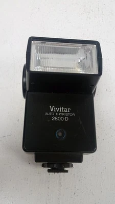 Vivitar Auto Thyristor 2800-D Camera Flash Unit Vintage Accessory - Image 1 of 4