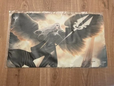Autographed Avacyn, Angel Of Hope Playmat Mtg - Image 1 of 2