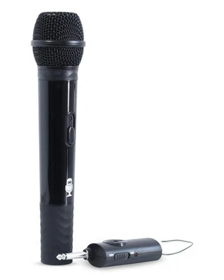 Portable Wireless Microphone (Black) - Premium Unidirectional UHF Wireless Mi... - Image 1 of 4
