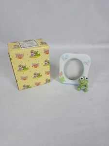 Vintage Muppet Babys Kermit der Frosch Enesco Bilderrahmen 1983 Jim Henson - Bild 1 von 11