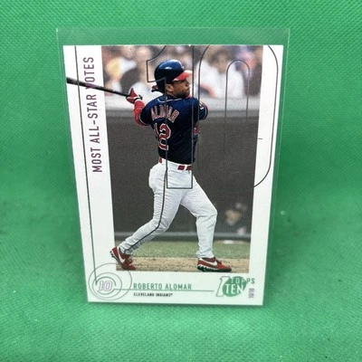 2002 Topps Topps 10 Roberto Alomar Most All-Star Votes #110 Indians - Image 1 of 2
