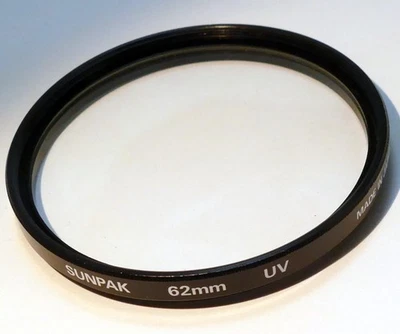 Sunpak 62mm Lens Protect clear Filter UV - Image 1 of 4