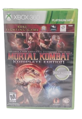 Xbox 360 MORTAL KOMBAT Kombat Edition Platinum Hits - New / Sealed - Image 1 of 3