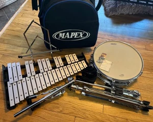 Mapex Snare Drum &  Xylophone Kit  And  Rolling Bag, Stands, Tools Etc. READ - Picture 1 of 11