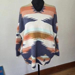 OTT Boho Western Azteken Pullover XL - Bild 1 von 8