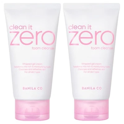 Limpiador en espuma K-Beauty BANILA CO Clean It ZERO para todo tipo de piel 150 ml * 2EA Foto 1 de 2