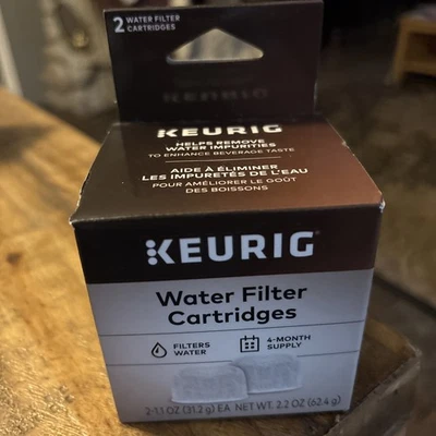 Cartuchos de repuesto de filtro de agua originales OEM KEURIG 2 quilates-NUEVOS Foto 1 de 4