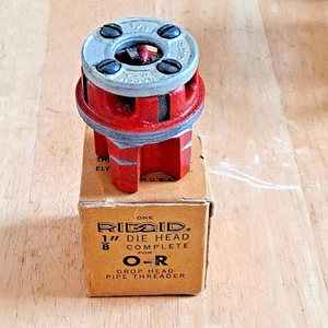 Ridgid 1/8" Die Head Complete For O-R Drop Head Pipe Threader NEW FREE SHIPPING - Picture 1 of 8