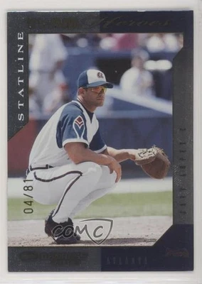 2003 Donruss Team Heroes Stat Line /81 Javy Lopez #32 - Image 1 of 2