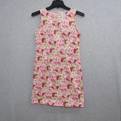 White Stag Pink Floral Dress Womens Size 8 Sleeveless Round Neck Casual Ladies - Image 1 of 4