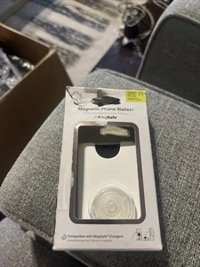 PopSockets Magnetic MagSafe PopWallet+ Phone Wallet & Grip iPhone - White/Clear - Picture 1 of 1
