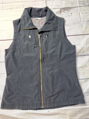 Chaleco Columbia Para Mujer Pequeño Negro Trekker Cremallera Completa Aire Libre Senderismo Foto 1 de 4