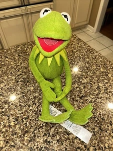 Disney Kermit The Frog Plush 16” Disney Parks Muppets Jim Henson S2 - Picture 1 of 7