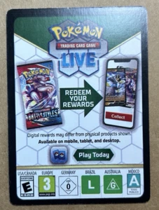 Pokemon Trading Card Game Live Reward Codes - Picture 1 of 2