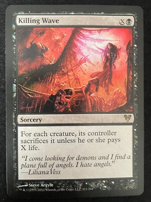 Magic the Gathering Avacyn Restored Killing Wave Sorcery Rare 111/244 - Image 1 of 2