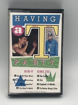 Ice-T & King Tee. Having a T Party (1991, Cassette) Very Good - Image 1 of 4