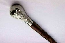 Nautical Wooden Walking Cane Antique Style Brass Design Handle Walking Stick