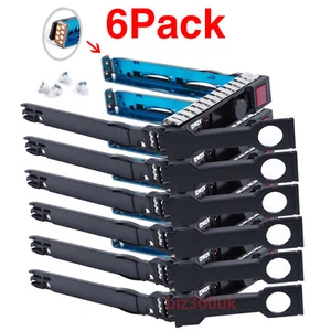 X6 2.5" SFF HDD Caddy Sled For HP ProLiant DL380 DL380p DL360p DL180 Gen8 Gen9 - Afbeelding 1 van 9