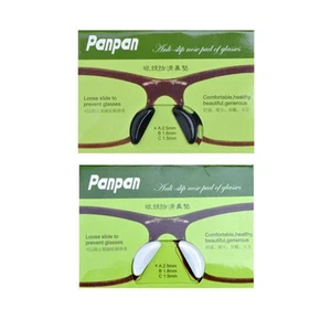 5 Pairs Soft Anti-slip Silicone Nose Pads Stick On Nose Pads For Eyeglasses - Picture 1 of 12